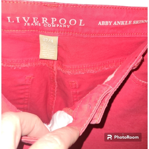 Red Jeans by Liverpool - Picture 3 of 6